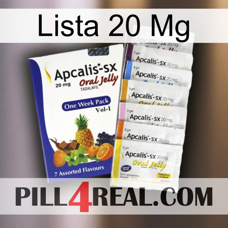 Lista 20 Mg 11
